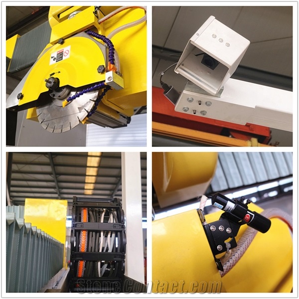 ICON400 CNC 5Axis Marble Granite Stone Bridge Saw Camera Layout