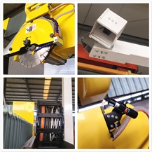 ICON400 CNC 5Axis Marble Granite Stone Bridge Saw Camera Layout ICON400 CNC 5Axis Marble Granite Stone Bridge Saw Camera Layout