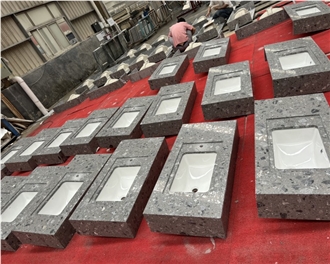 Terrazzo Vanity Tops- Prefabricated Bathroom Tops