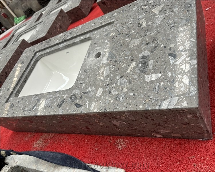 Terrazzo Vanity Tops- Prefabricated Bathroom Tops