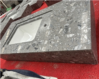 Terrazzo Vanity Tops- Prefabricated Bathroom Tops