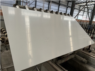 Artificial Pure White Marble Solid Surface Slabs