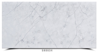 Non Silica  White Artificial Quartz Stone Quartz Slabs