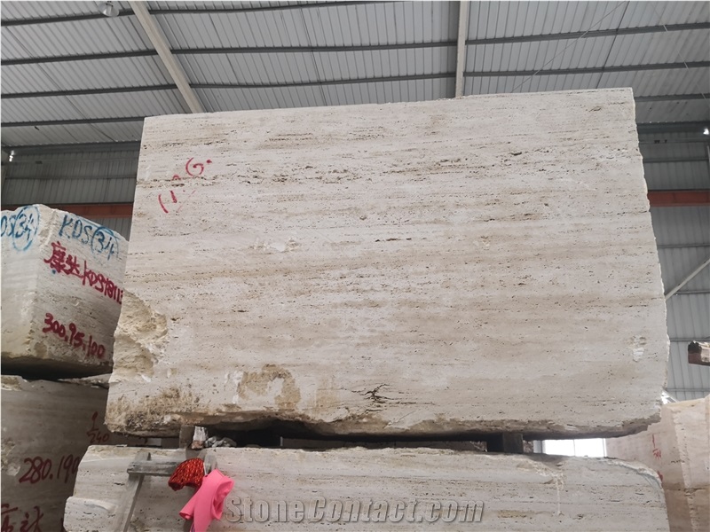 Afyon Beige Travertine Wall Slabs