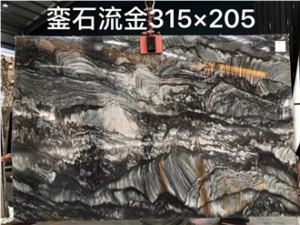 Black Fantasy Quartzite Slabs Black Fantasy Quartzite Slabs