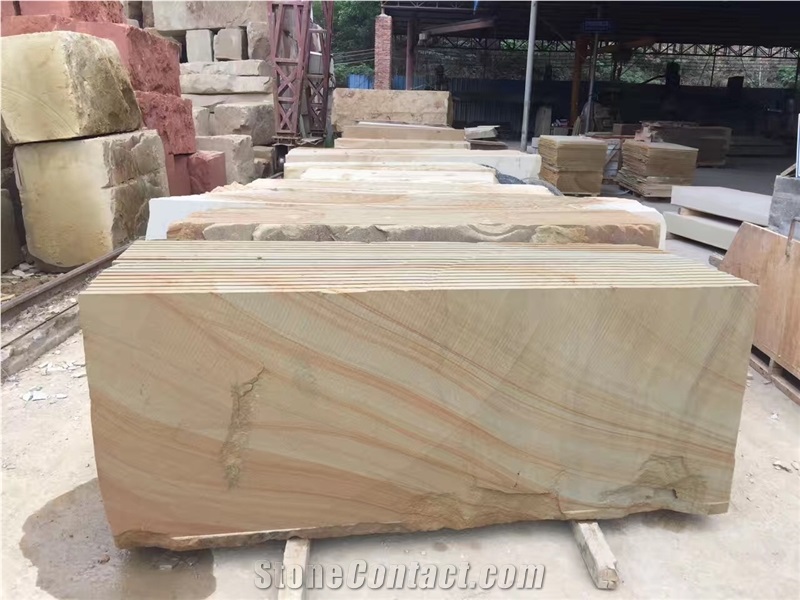 Chinese Rainbow Sandstone Slabs And Tiles