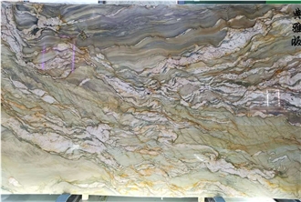 Gold Silk Quartzite Slabs