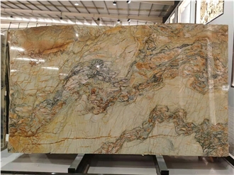 Gold Silk Quartzite Slabs