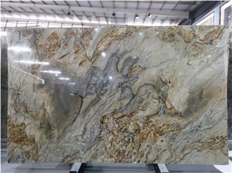 Gold Silk Quartzite Slabs