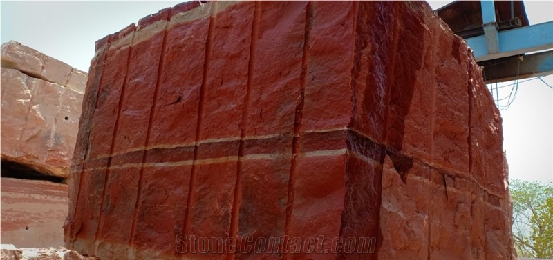 Agra Red Sandstone Blocks