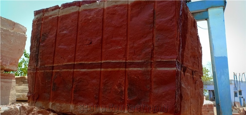 Agra Red Sandstone Blocks