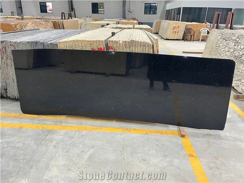 Ash Black Granite Polished Slabs