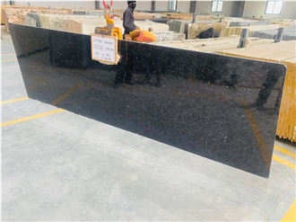 Ash Black Granite Polished Slabs