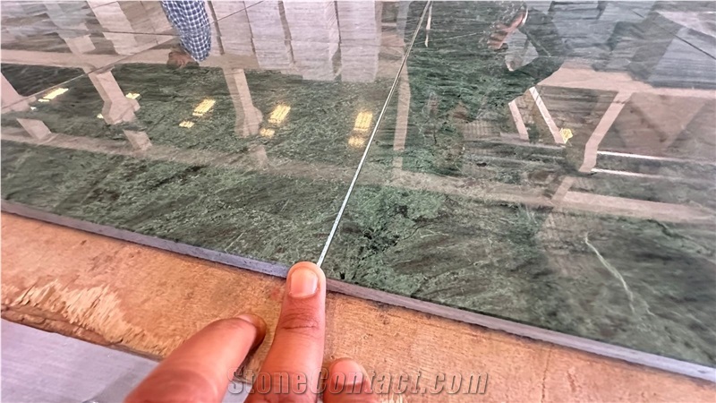 Basil Green Marble Tiles