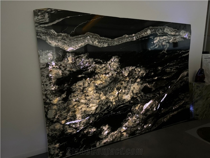 Bianco Black Granite Slabs