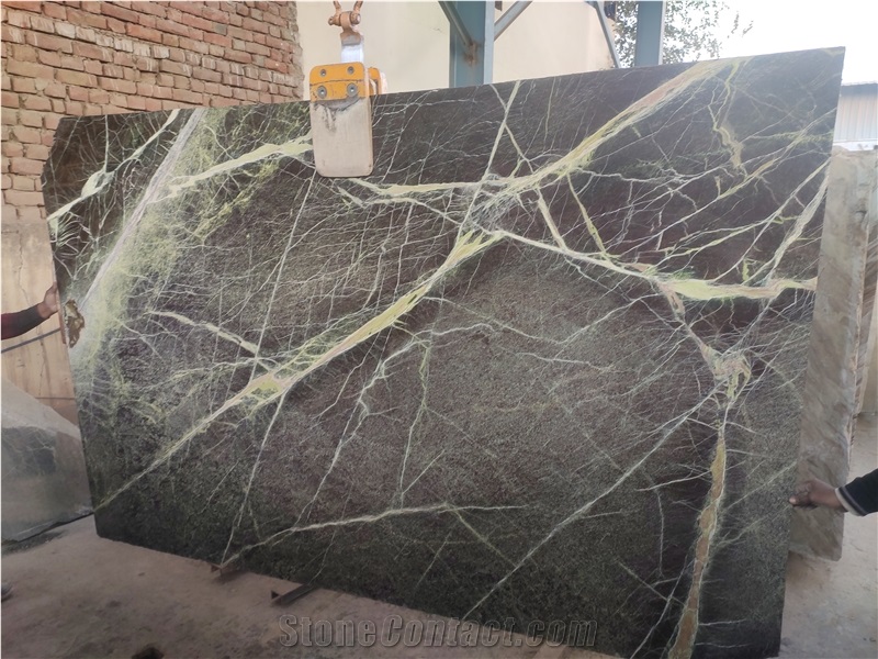 Jungle Green Marble Slabs