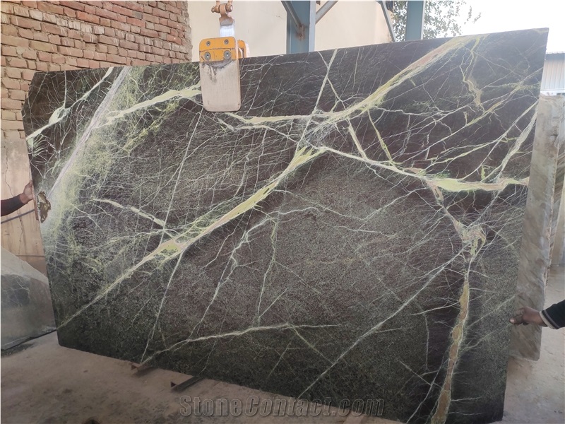 Jungle Green Marble Slabs