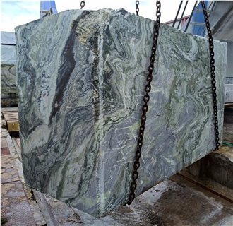 Parrot Green Himalayan Marble Blocks
