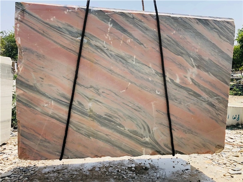 Rosy Pink Marble Blocks