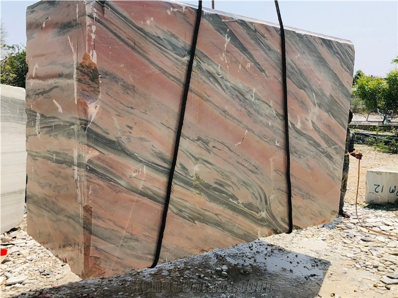 Rosy Pink Marble Blocks