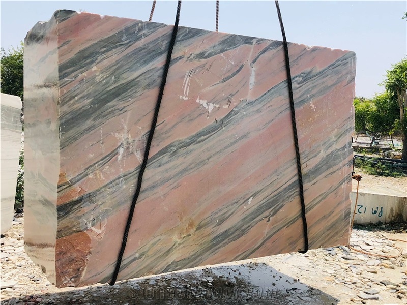 Rosy Pink Marble Blocks