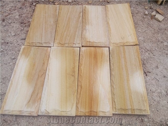 Teakwood Sandstone Facade Tiles