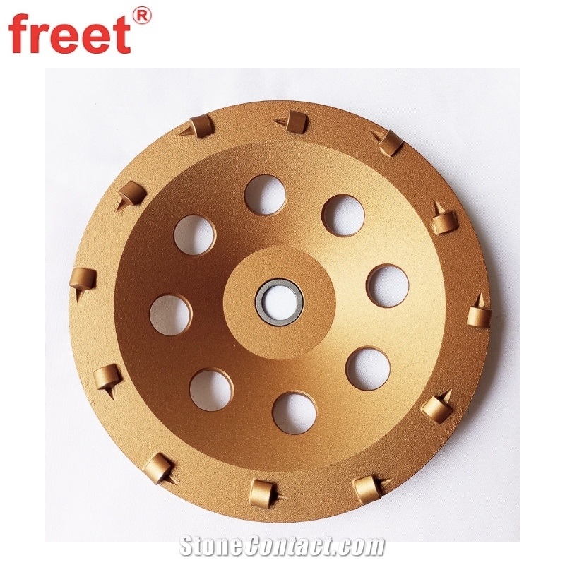 180Mm PCD Grinding Cup Wheel For Epoxy Surface Removal