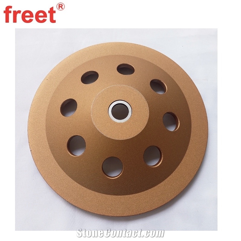 180Mm PCD Grinding Cup Wheel For Epoxy Surface Removal