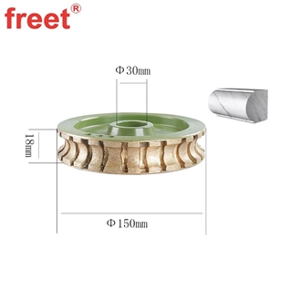 6-Inch Sintered Segmented Diamond Profiling Wheel