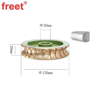 6-Inch Sintered Segmented Diamond Profiling Wheel
