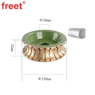 6-Inch Sintered Segmented Diamond Profiling Wheel