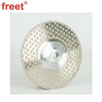 Marble Cut Disc Electroplated With M14 Flange