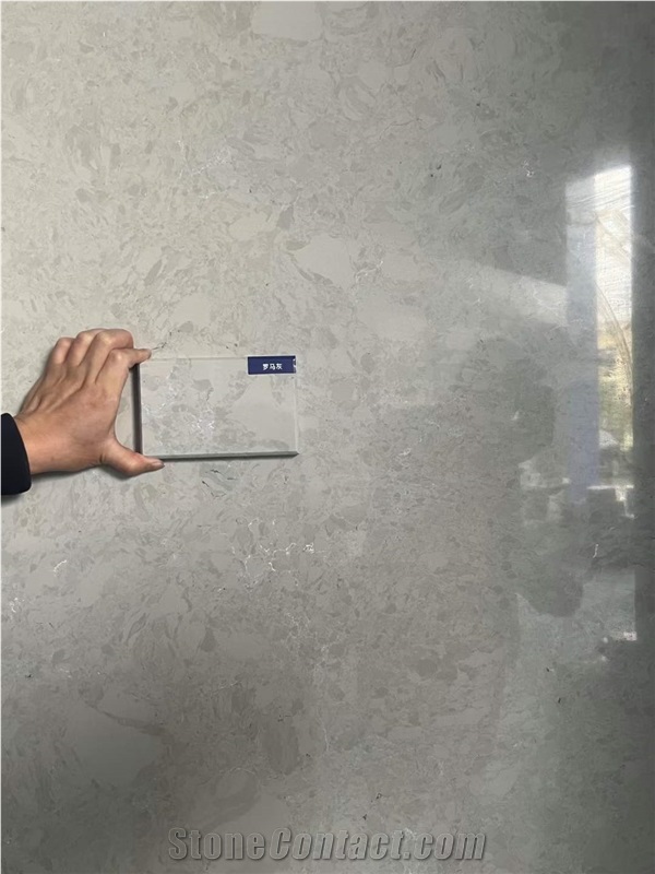 Beige Engineered Stone Slabs FTY5013