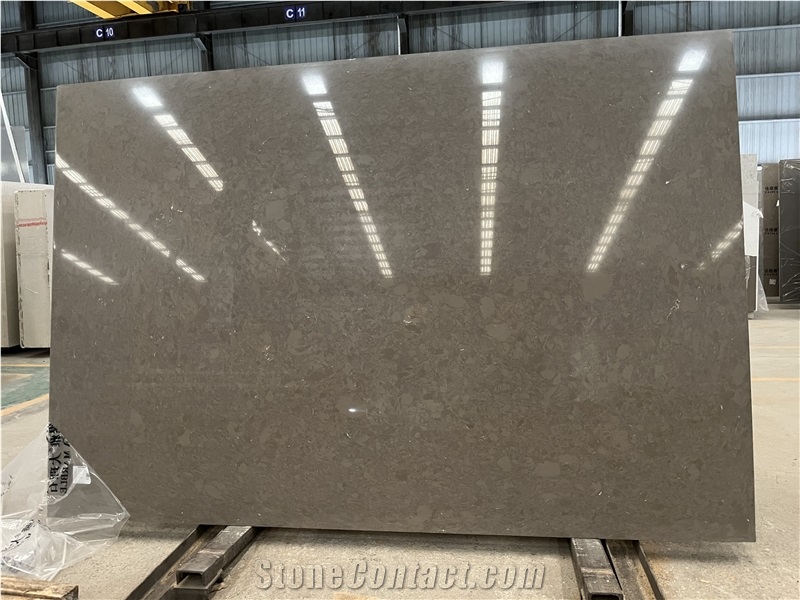 Brown Engineered Stone Slabs FTY5015