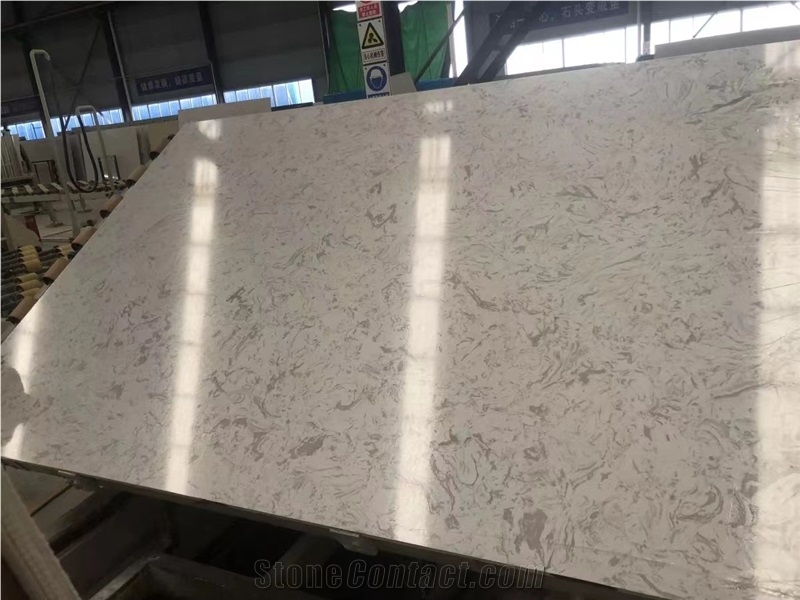 Engineered Marble Look Slabs Full Body Calacatta