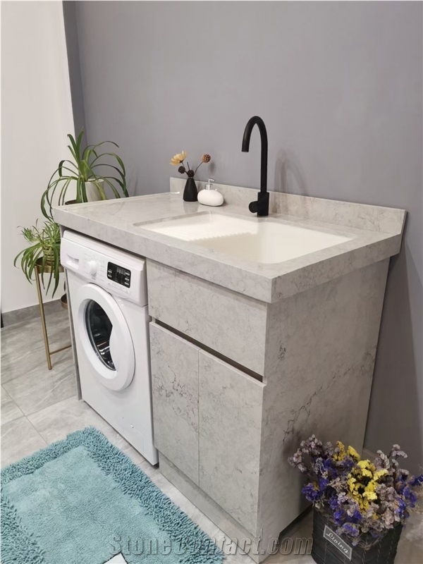 Grey Enginieered Stone Slabs  Engineered Stone