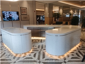 White Terrazzo Tile And Slab Cement Tile