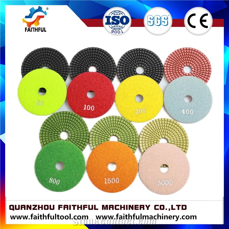 7-Step  5-Step 3-Step Wet  Polishing Pad