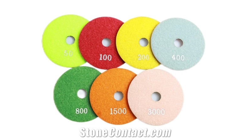 7-Step  5-Step 3-Step Wet  Polishing Pad