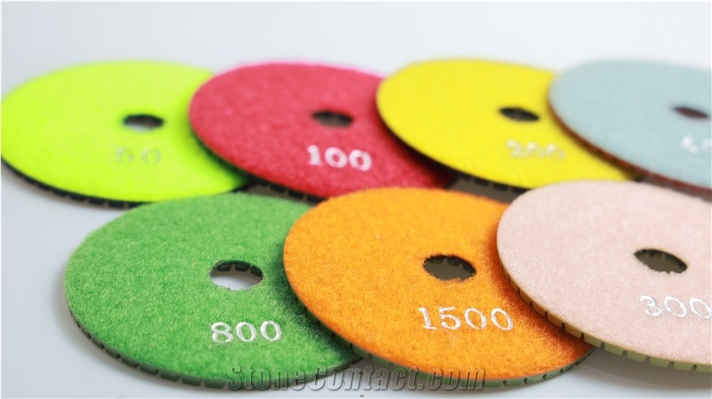 7-Step  5-Step 3-Step Wet  Polishing Pad