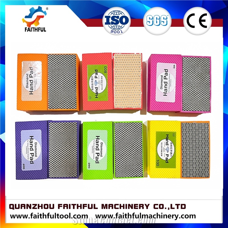 Diamond Hand Pad For Marble, Granite, Glass , Ceramics