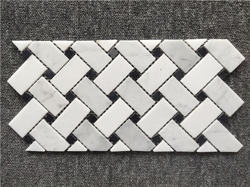 Basket Weave Mosaic Borders
