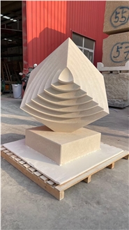 Carved White Marble Furniture Art Bench