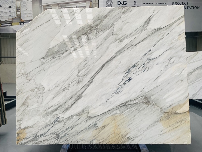 Italian Calacatta Macchia Vecchia Slabs For Bath