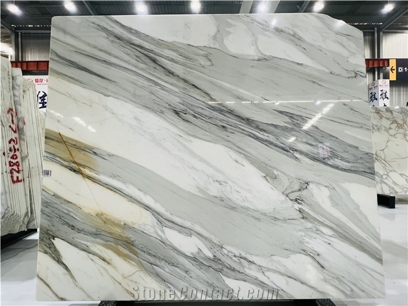 Italian Calacatta Macchia Vecchia Slabs For Bath