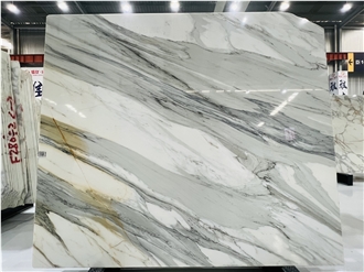 Italian Calacatta Macchia Vecchia Slabs For Bath