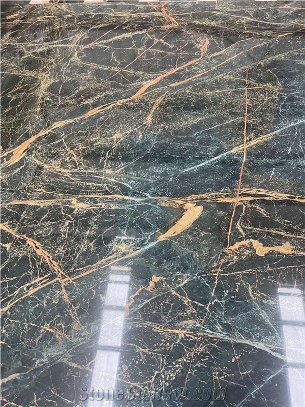 Birjand Forest Green Marble Blocks