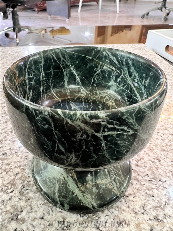 Birjand Forest Green Marble Blocks
