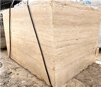 Beige Travertine Blocks
