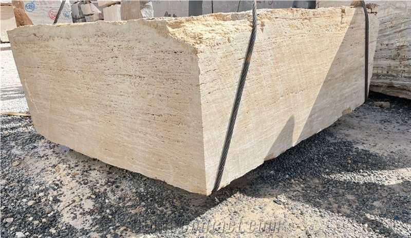Beige Travertine Blocks